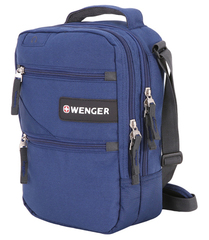 Сумка-планшет Wenger, цвет синий, полиэстер M2, 22x9x29 см
