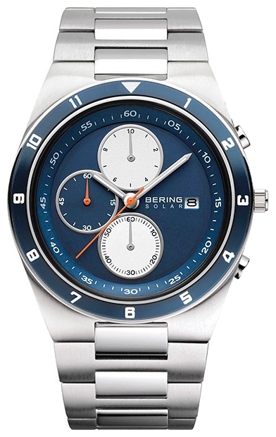 Bering 34440-708 - мужские наручные часы Bering 34440-708 - мужские наручные часыBering<br>solar ,chronograph, мужские, солнечная батарея, сапфировое стекло, корпус из стали , браслет из стали , циферблат синего цвета, секундная стрелка , с числовым календарем<br><br>Бренд: Bering<br>Модель: Bering 34440-708<br>Артикул: 34440-708<br>Вариант артикула: ber-34440-708<br>Коллекция: None<br>Подколлекция: None<br>Страна: Дания<br>Пол: мужские<br>Тип механизма: кварцевые<br>Механизм: None<br>Количество камней: None<br>Автоподзавод: None<br>Источник энергии: от солнечной батареи<br>Срок службы элемента питания: None<br>Дисплей: стрелки<br>Цифры: арабские<br>Водозащита: WR 50<br>Противоударные: None<br>Материал корпуса: нерж. сталь + керамика<br>Материал браслета: нерж. сталь<br>Материал безеля: None<br>Стекло: сапфировое<br>Антибликовое покрытие: None<br>Цвет корпуса: None<br>Цвет браслета: None<br>Цвет циферблата: None<br>Цвет безеля: None<br>Размеры: 40x10 мм<br>Диаметр: None<br>Диаметр корпуса: None<br>Толщина: None<br>Ширина ремешка: None<br>Вес: None<br>Спорт-функции: секундомер<br>Подсветка: стрелок<br>Вставка: None<br>Отображение даты: число<br>Хронограф: есть<br>Таймер: None<br>Термометр: None<br>Хронометр: None<br>GPS: None<br>Радиосинхронизация: None<br>Барометр: None<br>Скелетон: None<br>Дополнительная информация: None<br>Дополнительные функции: None