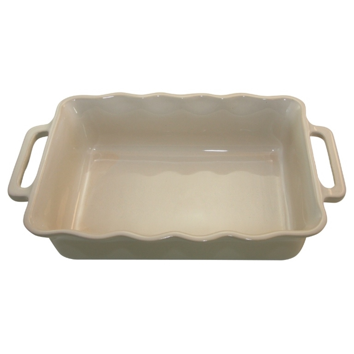 Форма прямоугольная 30,5 см Appolia Delices CREAM 141030506 Форма прямоугольная 30,5 см Appolia Delices CREAM 141030506Формы для запекания (выпечки)<br>Форма прямоугольная 30,5 см Appolia Delices CREAM 141030506<br> <br>Благодаря большому разнообразию изящных форм и широкой цветовой гамме, коллекция DELICES предлагает всевозможные варианты приготовления блюд для себя и гостей. Выбирайте цвета в соответствии с вашими желаниями и вашей кухне. Закругленные углы облегчают чистку. Легко использовать. Большие удобные ручки. Прочная жароустойчивая керамика экологична и изготавливается из высококачественной глины. Прочная глазурь устойчива к растрескиванию и сколам, не содержит свинца и кадмия. Глина обеспечивает медленный и равномерный нагрев, деликатное приготовление с сохранением всех питательных веществ и витаминов, а та же долго сохраняет тепло, что удобно при сервировке горячих блюд.<br>
