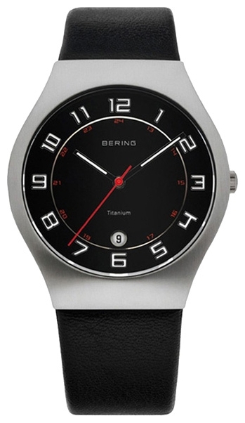 Bering 11937-402 - мужские наручные часы из коллекции Classic Bering 11937-402 - мужские наручные часы из коллекции ClassicBering<br>мужские, сапфировое стекло, корпус из титана, ремешок из кожи теленка черного цвета, циферблат черного цвета, центральная секундная стрелка, с числовым календарем<br><br>Бренд: Bering<br>Модель: Bering 11937-402<br>Артикул: 11937-402<br>Вариант артикула: ber-11937-402<br>Коллекция: Classic<br>Подколлекция: None<br>Страна: Дания<br>Пол: мужские<br>Тип механизма: кварцевые<br>Механизм: None<br>Количество камней: None<br>Автоподзавод: None<br>Источник энергии: от батарейки<br>Срок службы элемента питания: None<br>Дисплей: стрелки<br>Цифры: арабские<br>Водозащита: WR 50<br>Противоударные: None<br>Материал корпуса: титан<br>Материал браслета: кожа (теленок)<br>Материал безеля: None<br>Стекло: сапфировое<br>Антибликовое покрытие: None<br>Цвет корпуса: None<br>Цвет браслета: None<br>Цвет циферблата: None<br>Цвет безеля: None<br>Размеры: 37 мм<br>Диаметр: None<br>Диаметр корпуса: None<br>Толщина: None<br>Ширина ремешка: None<br>Вес: None<br>Спорт-функции: None<br>Подсветка: стрелок<br>Вставка: None<br>Отображение даты: число<br>Хронограф: None<br>Таймер: None<br>Термометр: None<br>Хронометр: None<br>GPS: None<br>Радиосинхронизация: None<br>Барометр: None<br>Скелетон: None<br>Дополнительная информация: дополнительная шкала от 13 до 24 часов<br>Дополнительные функции: None