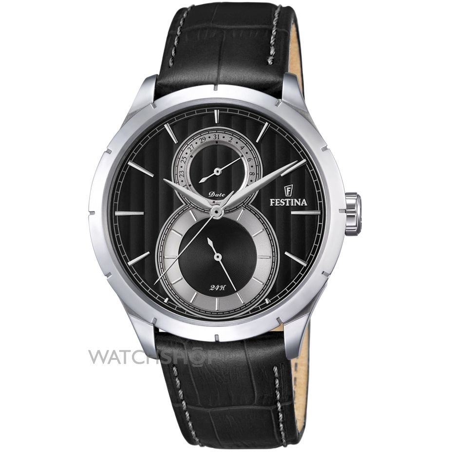 Festina F16892.6 - мужские наручные часы Festina F16892.6 - мужские наручные часыFestina<br><br><br>Бренд: Festina<br>Модель: Festina F16892/6<br>Артикул: F16892.6<br>Вариант артикула: None<br>Коллекция: None<br>Подколлекция: None<br>Страна: Испания<br>Пол: мужские<br>Тип механизма: кварцевые<br>Механизм: M6P73<br>Количество камней: None<br>Автоподзавод: None<br>Источник энергии: от батарейки<br>Срок службы элемента питания: None<br>Дисплей: стрелки<br>Цифры: отсутствуют<br>Водозащита: WR 50<br>Противоударные: None<br>Материал корпуса: нерж. сталь<br>Материал браслета: кожа (не указан)<br>Материал безеля: None<br>Стекло: минеральное<br>Антибликовое покрытие: None<br>Цвет корпуса: None<br>Цвет браслета: None<br>Цвет циферблата: None<br>Цвет безеля: None<br>Размеры: 46 мм<br>Диаметр: None<br>Диаметр корпуса: None<br>Толщина: None<br>Ширина ремешка: None<br>Вес: None<br>Спорт-функции: None<br>Подсветка: None<br>Вставка: None<br>Отображение даты: число<br>Хронограф: None<br>Таймер: None<br>Термометр: None<br>Хронометр: None<br>GPS: None<br>Радиосинхронизация: None<br>Барометр: None<br>Скелетон: None<br>Дополнительная информация: None<br>Дополнительные функции: None