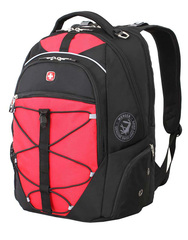 Рюкзак Wenger 15”, цвет чёрный/красный, 34x19x46 см, 30 л