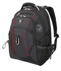 Рюкзак Wenger 15”, цвет чёрный/красный, 34x23x48 см, 38 л