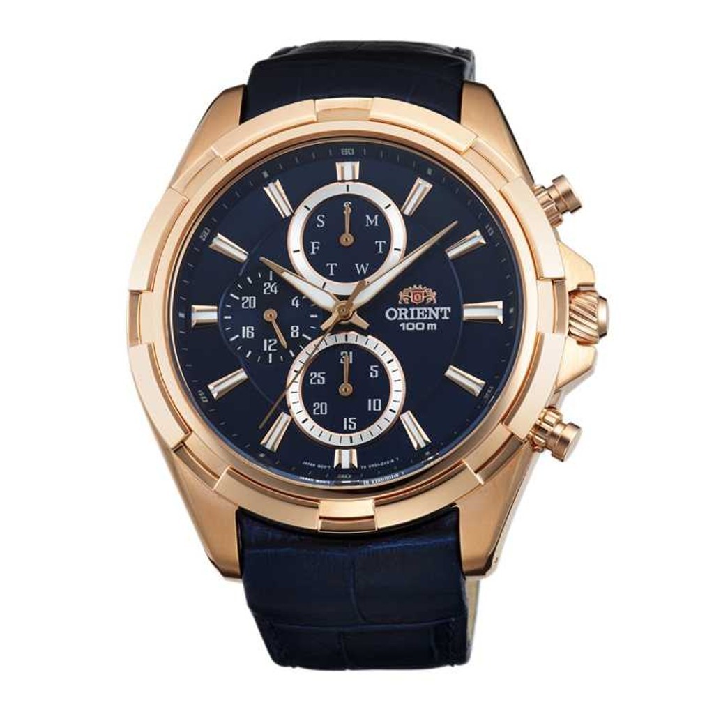 Orient UY01005D / FUY01005D0 - мужские наручные часы Orient UY01005D / FUY01005D0 - мужские наручные часыORIENT<br><br><br>Бренд: ORIENT<br>Модель: ORIENT UY01005D<br>Артикул: UY01005D<br>Вариант артикула: FUY01005D0<br>Коллекция: None<br>Подколлекция: None<br>Страна: Япония<br>Пол: мужские<br>Тип механизма: кварцевые<br>Механизм: None<br>Количество камней: None<br>Автоподзавод: None<br>Источник энергии: от батарейки<br>Срок службы элемента питания: None<br>Дисплей: стрелки<br>Цифры: отсутствуют<br>Водозащита: WR 100<br>Противоударные: None<br>Материал корпуса: нерж. сталь, IP покрытие: позолота (полное)<br>Материал браслета: кожа (не указан)<br>Материал безеля: None<br>Стекло: минеральное<br>Антибликовое покрытие: None<br>Цвет корпуса: None<br>Цвет браслета: None<br>Цвет циферблата: None<br>Цвет безеля: None<br>Размеры: 46 мм<br>Диаметр: None<br>Диаметр корпуса: None<br>Толщина: None<br>Ширина ремешка: None<br>Вес: None<br>Спорт-функции: None<br>Подсветка: стрелок<br>Вставка: None<br>Отображение даты: число, день недели<br>Хронограф: None<br>Таймер: None<br>Термометр: None<br>Хронометр: None<br>GPS: None<br>Радиосинхронизация: None<br>Барометр: None<br>Скелетон: None<br>Дополнительная информация: None<br>Дополнительные функции: None