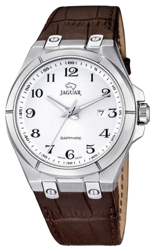 Jaguar J666_6 - мужские наручные часы Jaguar J666_6 - мужские наручные часыJaguar<br><br><br>Бренд: Jaguar<br>Модель: Jaguar J666_6<br>Артикул: J666_6<br>Вариант артикула: None<br>Коллекция: None<br>Подколлекция: None<br>Страна: Швейцария<br>Пол: мужские<br>Тип механизма: кварцевые<br>Механизм: None<br>Количество камней: None<br>Автоподзавод: None<br>Источник энергии: от батарейки<br>Срок службы элемента питания: None<br>Дисплей: стрелки<br>Цифры: арабские<br>Водозащита: WR 100<br>Противоударные: None<br>Материал корпуса: нерж. сталь<br>Материал браслета: кожа<br>Материал безеля: None<br>Стекло: сапфировое<br>Антибликовое покрытие: None<br>Цвет корпуса: None<br>Цвет браслета: None<br>Цвет циферблата: None<br>Цвет безеля: None<br>Размеры: 44 мм<br>Диаметр: None<br>Диаметр корпуса: None<br>Толщина: None<br>Ширина ремешка: None<br>Вес: None<br>Спорт-функции: None<br>Подсветка: стрелок<br>Вставка: None<br>Отображение даты: число<br>Хронограф: None<br>Таймер: None<br>Термометр: None<br>Хронометр: None<br>GPS: None<br>Радиосинхронизация: None<br>Барометр: None<br>Скелетон: None<br>Дополнительная информация: None<br>Дополнительные функции: None