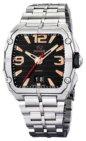 Jaguar J641_2 - мужские наручные часы Jaguar J641_2 - мужские наручные часыJaguar<br><br><br>Бренд: Jaguar<br>Модель: Jaguar J641_2<br>Артикул: J641_2<br>Вариант артикула: None<br>Коллекция: None<br>Подколлекция: None<br>Страна: Швейцария<br>Пол: мужские<br>Тип механизма: кварцевые<br>Механизм: None<br>Количество камней: None<br>Автоподзавод: None<br>Источник энергии: от батарейки<br>Срок службы элемента питания: None<br>Дисплей: стрелки<br>Цифры: арабские<br>Водозащита: WR 50<br>Противоударные: None<br>Материал корпуса: нерж. сталь<br>Материал браслета: не указан<br>Материал безеля: None<br>Стекло: минеральное<br>Антибликовое покрытие: None<br>Цвет корпуса: None<br>Цвет браслета: None<br>Цвет циферблата: None<br>Цвет безеля: None<br>Размеры: None<br>Диаметр: None<br>Диаметр корпуса: None<br>Толщина: None<br>Ширина ремешка: None<br>Вес: None<br>Спорт-функции: None<br>Подсветка: стрелок<br>Вставка: None<br>Отображение даты: число<br>Хронограф: None<br>Таймер: None<br>Термометр: None<br>Хронометр: None<br>GPS: None<br>Радиосинхронизация: None<br>Барометр: None<br>Скелетон: None<br>Дополнительная информация: None<br>Дополнительные функции: None
