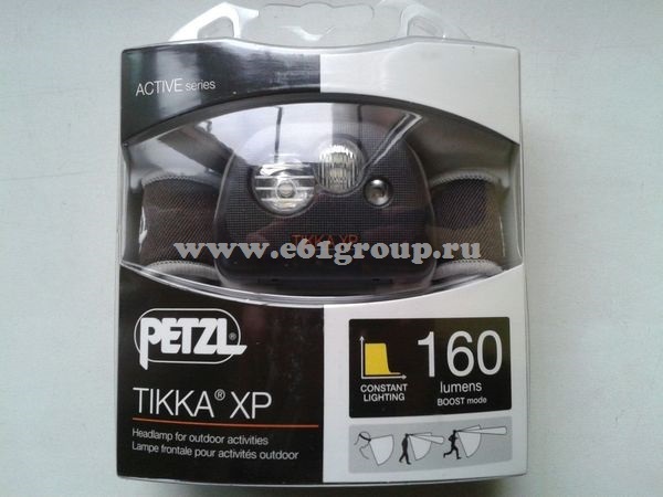 светодиодный фонарь Petzl TIKKA XP черный купить