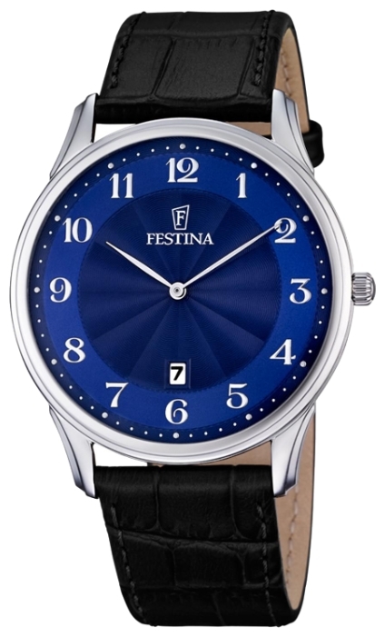Festina F6851.3 - мужские наручные часы Festina F6851.3 - мужские наручные часыFestina<br><br><br>Бренд: Festina<br>Модель: Festina F6851/3<br>Артикул: F6851.3<br>Вариант артикула: None<br>Коллекция: None<br>Подколлекция: None<br>Страна: Испания<br>Пол: мужские<br>Тип механизма: кварцевые<br>Механизм: M9U15<br>Количество камней: None<br>Автоподзавод: None<br>Источник энергии: от батарейки<br>Срок службы элемента питания: None<br>Дисплей: стрелки<br>Цифры: арабские<br>Водозащита: WR 30<br>Противоударные: None<br>Материал корпуса: нерж. сталь<br>Материал браслета: кожа<br>Материал безеля: None<br>Стекло: минеральное<br>Антибликовое покрытие: None<br>Цвет корпуса: None<br>Цвет браслета: None<br>Цвет циферблата: None<br>Цвет безеля: None<br>Размеры: 41x46x7 мм<br>Диаметр: None<br>Диаметр корпуса: None<br>Толщина: None<br>Ширина ремешка: None<br>Вес: None<br>Спорт-функции: None<br>Подсветка: None<br>Вставка: None<br>Отображение даты: число<br>Хронограф: None<br>Таймер: None<br>Термометр: None<br>Хронометр: None<br>GPS: None<br>Радиосинхронизация: None<br>Барометр: None<br>Скелетон: None<br>Дополнительная информация: None<br>Дополнительные функции: None