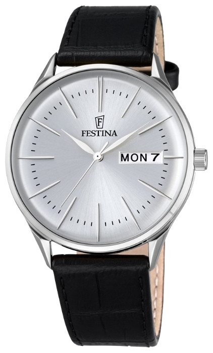 Festina F6837.1 - мужские наручные часы Festina F6837.1 - мужские наручные часыFestina<br><br><br>Бренд: Festina<br>Модель: Festina F6837/1<br>Артикул: F6837.1<br>Вариант артикула: None<br>Коллекция: None<br>Подколлекция: None<br>Страна: Испания<br>Пол: мужские<br>Тип механизма: кварцевые<br>Механизм: M2407-20A<br>Количество камней: None<br>Автоподзавод: None<br>Источник энергии: от батарейки<br>Срок службы элемента питания: None<br>Дисплей: стрелки<br>Цифры: отсутствуют<br>Водозащита: WR 30<br>Противоударные: None<br>Материал корпуса: нерж. сталь<br>Материал браслета: кожа<br>Материал безеля: None<br>Стекло: минеральное<br>Антибликовое покрытие: None<br>Цвет корпуса: None<br>Цвет браслета: None<br>Цвет циферблата: None<br>Цвет безеля: None<br>Размеры: None<br>Диаметр: None<br>Диаметр корпуса: 42<br>Толщина: None<br>Ширина ремешка: None<br>Вес: None<br>Спорт-функции: None<br>Подсветка: None<br>Вставка: None<br>Отображение даты: число, день недели<br>Хронограф: None<br>Таймер: None<br>Термометр: None<br>Хронометр: None<br>GPS: None<br>Радиосинхронизация: None<br>Барометр: None<br>Скелетон: None<br>Дополнительная информация: None<br>Дополнительные функции: None
