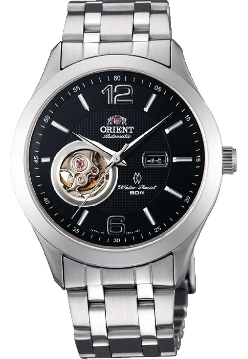 Orient DB05001B / FDB05001B0 - мужские наручные часы Orient DB05001B / FDB05001B0 - мужские наручные часыORIENT<br><br><br>Бренд: ORIENT<br>Модель: ORIENT DB05001B<br>Артикул: DB05001B<br>Вариант артикула: FDB05001B0<br>Коллекция: None<br>Подколлекция: None<br>Страна: Япония<br>Пол: мужские<br>Тип механизма: механические<br>Механизм: Orient Automatic Movement 46A41<br>Количество камней: 21<br>Автоподзавод: есть<br>Источник энергии: пружинный механизм<br>Срок службы элемента питания: None<br>Дисплей: стрелки<br>Цифры: арабские<br>Водозащита: WR 50<br>Противоударные: есть<br>Материал корпуса: нерж. сталь<br>Материал браслета: не указан<br>Материал безеля: None<br>Стекло: сапфировое<br>Антибликовое покрытие: есть<br>Цвет корпуса: None<br>Цвет браслета: None<br>Цвет циферблата: None<br>Цвет безеля: None<br>Размеры: 38.5x11.5 мм<br>Диаметр: None<br>Диаметр корпуса: None<br>Толщина: None<br>Ширина ремешка: None<br>Вес: None<br>Спорт-функции: None<br>Подсветка: None<br>Вставка: None<br>Отображение даты: None<br>Хронограф: None<br>Таймер: None<br>Термометр: None<br>Хронометр: None<br>GPS: None<br>Радиосинхронизация: None<br>Барометр: None<br>Скелетон: None<br>Дополнительная информация: запас хода 40 часов, прозрачная задняя крышка<br>Дополнительные функции: None