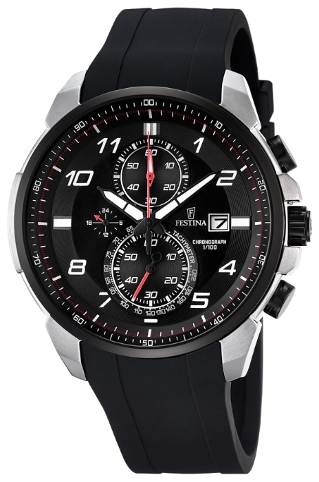 Festina F6841.4 - мужские наручные часы Festina F6841.4 - мужские наручные часыFestina<br><br><br>Бренд: Festina<br>Модель: Festina F6841/4<br>Артикул: F6841.4<br>Вариант артикула: None<br>Коллекция: None<br>Подколлекция: None<br>Страна: Испания<br>Пол: мужские<br>Тип механизма: кварцевые<br>Механизм: M0S90<br>Количество камней: None<br>Автоподзавод: None<br>Источник энергии: от батарейки<br>Срок службы элемента питания: None<br>Дисплей: стрелки<br>Цифры: арабские<br>Водозащита: WR 100<br>Противоударные: None<br>Материал корпуса: нерж. сталь<br>Материал браслета: полиуретан<br>Материал безеля: None<br>Стекло: минеральное<br>Антибликовое покрытие: None<br>Цвет корпуса: None<br>Цвет браслета: None<br>Цвет циферблата: None<br>Цвет безеля: None<br>Размеры: 44 мм<br>Диаметр: None<br>Диаметр корпуса: None<br>Толщина: None<br>Ширина ремешка: None<br>Вес: None<br>Спорт-функции: секундомер<br>Подсветка: стрелок<br>Вставка: None<br>Отображение даты: число<br>Хронограф: есть<br>Таймер: None<br>Термометр: None<br>Хронометр: None<br>GPS: None<br>Радиосинхронизация: None<br>Барометр: None<br>Скелетон: None<br>Дополнительная информация: None<br>Дополнительные функции: None