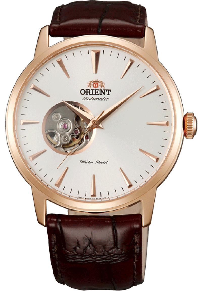 Orient DB08001W / FDB08001W0 - мужские наручные часы Orient DB08001W / FDB08001W0 - мужские наручные часыORIENT<br><br><br>Бренд: ORIENT<br>Модель: ORIENT DB08001W<br>Артикул: DB08001W<br>Вариант артикула: FDB08001W0<br>Коллекция: None<br>Подколлекция: None<br>Страна: Япония<br>Пол: мужские<br>Тип механизма: механические<br>Механизм: None<br>Количество камней: None<br>Автоподзавод: есть<br>Источник энергии: пружинный механизм<br>Срок службы элемента питания: None<br>Дисплей: стрелки<br>Цифры: отсутствуют<br>Водозащита: WR 30<br>Противоударные: None<br>Материал корпуса: нерж. сталь, покрытие: позолота<br>Материал браслета: кожа<br>Материал безеля: None<br>Стекло: минеральное<br>Антибликовое покрытие: None<br>Цвет корпуса: None<br>Цвет браслета: None<br>Цвет циферблата: None<br>Цвет безеля: None<br>Размеры: None<br>Диаметр: None<br>Диаметр корпуса: None<br>Толщина: None<br>Ширина ремешка: None<br>Вес: None<br>Спорт-функции: None<br>Подсветка: None<br>Вставка: None<br>Отображение даты: None<br>Хронограф: None<br>Таймер: None<br>Термометр: None<br>Хронометр: None<br>GPS: None<br>Радиосинхронизация: None<br>Барометр: None<br>Скелетон: None<br>Дополнительная информация: None<br>Дополнительные функции: None