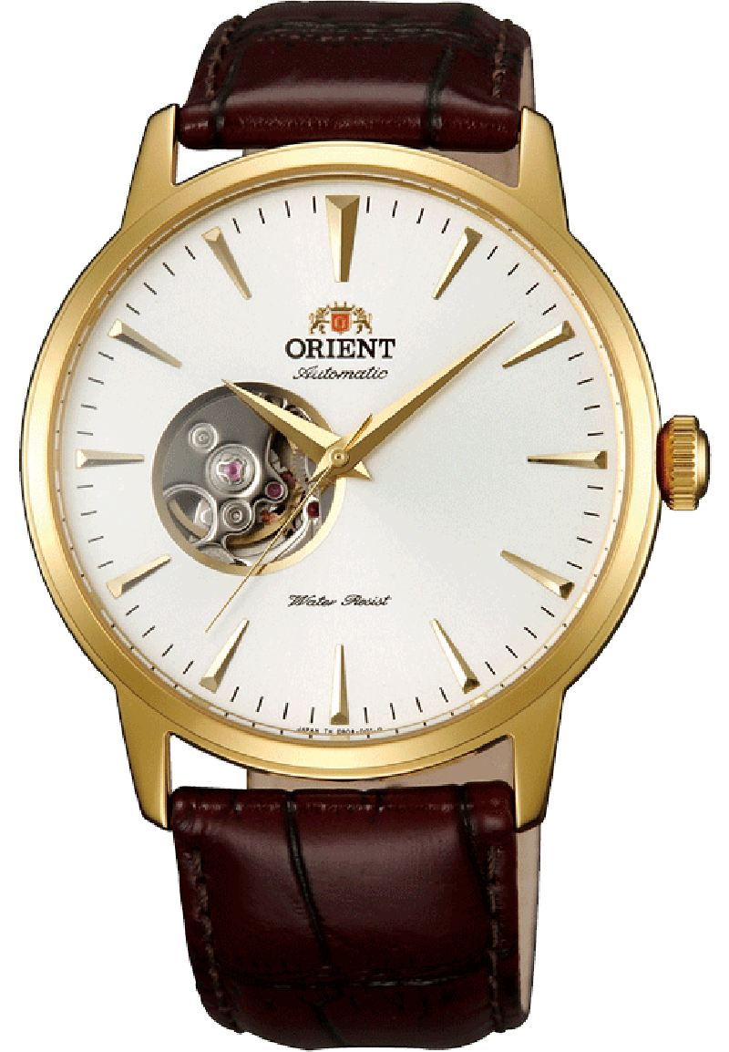 Orient DB08003W / FDB08003W0 - мужские наручные часы Orient DB08003W / FDB08003W0 - мужские наручные часыORIENT<br><br><br>Бренд: ORIENT<br>Модель: ORIENT DB08003W<br>Артикул: DB08003W<br>Вариант артикула: FDB08003W0<br>Коллекция: None<br>Подколлекция: None<br>Страна: Япония<br>Пол: мужские<br>Тип механизма: механические<br>Механизм: Orient 46A40<br>Количество камней: 21<br>Автоподзавод: есть<br>Источник энергии: пружинный механизм<br>Срок службы элемента питания: None<br>Дисплей: стрелки<br>Цифры: отсутствуют<br>Водозащита: WR 50<br>Противоударные: None<br>Материал корпуса: нерж. сталь<br>Материал браслета: кожа<br>Материал безеля: None<br>Стекло: минеральное<br>Антибликовое покрытие: None<br>Цвет корпуса: None<br>Цвет браслета: None<br>Цвет циферблата: None<br>Цвет безеля: None<br>Размеры: 41x41 мм<br>Диаметр: None<br>Диаметр корпуса: None<br>Толщина: None<br>Ширина ремешка: None<br>Вес: None<br>Спорт-функции: None<br>Подсветка: None<br>Вставка: None<br>Отображение даты: None<br>Хронограф: None<br>Таймер: None<br>Термометр: None<br>Хронометр: None<br>GPS: None<br>Радиосинхронизация: None<br>Барометр: None<br>Скелетон: None<br>Дополнительная информация: запас хода 42 часа<br>Дополнительные функции: None