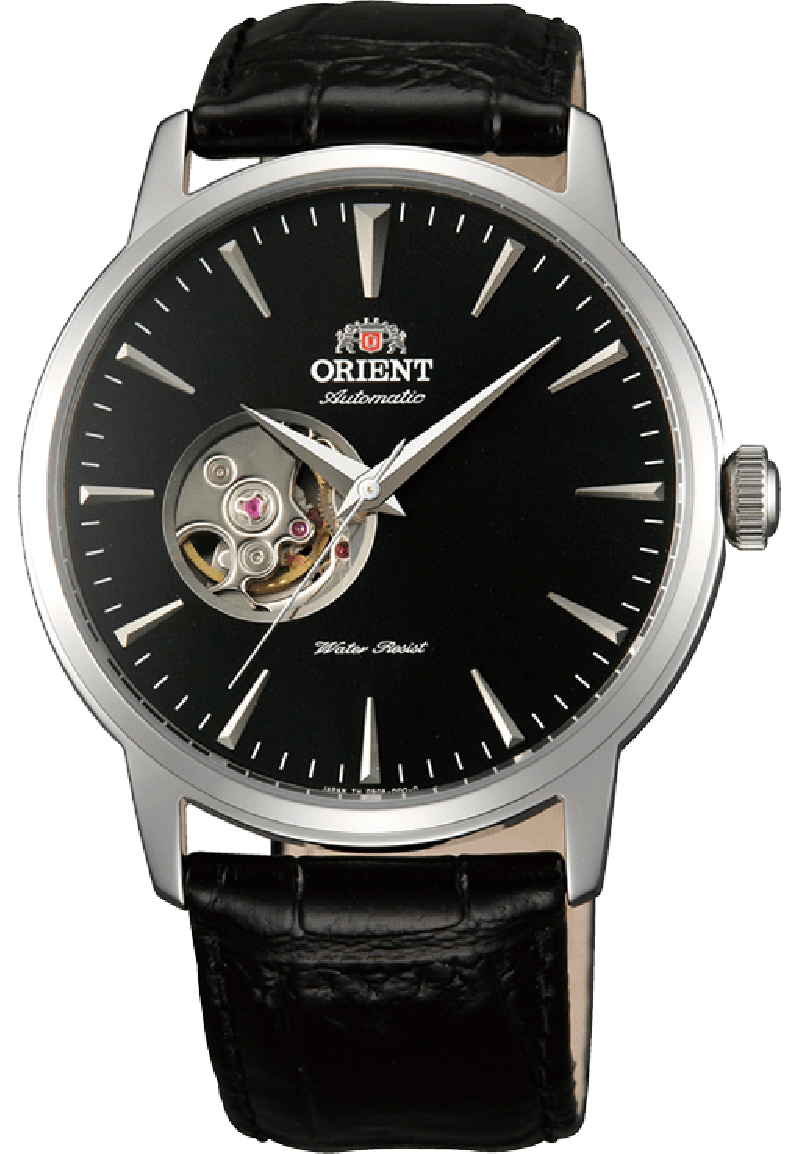 Orient DB08004B / FDB08004B0 - мужские наручные часы Orient DB08004B / FDB08004B0 - мужские наручные часыORIENT<br><br><br>Бренд: ORIENT<br>Модель: ORIENT DB08004B<br>Артикул: DB08004B<br>Вариант артикула: FDB08004B0<br>Коллекция: None<br>Подколлекция: None<br>Страна: Япония<br>Пол: мужские<br>Тип механизма: механические<br>Механизм: Orient 46A40<br>Количество камней: 21<br>Автоподзавод: есть<br>Источник энергии: пружинный механизм<br>Срок службы элемента питания: None<br>Дисплей: стрелки<br>Цифры: отсутствуют<br>Водозащита: None<br>Противоударные: None<br>Материал корпуса: нерж. сталь<br>Материал браслета: кожа<br>Материал безеля: None<br>Стекло: минеральное<br>Антибликовое покрытие: None<br>Цвет корпуса: None<br>Цвет браслета: None<br>Цвет циферблата: None<br>Цвет безеля: None<br>Размеры: 40x40 мм<br>Диаметр: None<br>Диаметр корпуса: None<br>Толщина: None<br>Ширина ремешка: None<br>Вес: None<br>Спорт-функции: None<br>Подсветка: None<br>Вставка: None<br>Отображение даты: None<br>Хронограф: None<br>Таймер: None<br>Термометр: None<br>Хронометр: None<br>GPS: None<br>Радиосинхронизация: None<br>Барометр: None<br>Скелетон: None<br>Дополнительная информация: запас хода 42 часа<br>Дополнительные функции: None