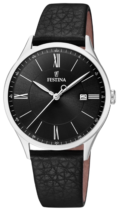 Festina F16978.4 - мужские наручные часы Festina F16978.4 - мужские наручные часыFestina<br><br><br>Бренд: Festina<br>Модель: Festina F16978/4<br>Артикул: F16978.4<br>Вариант артикула: None<br>Коллекция: None<br>Подколлекция: None<br>Страна: Испания<br>Пол: мужские<br>Тип механизма: кварцевые<br>Механизм: M9U13<br>Количество камней: None<br>Автоподзавод: None<br>Источник энергии: от батарейки<br>Срок службы элемента питания: None<br>Дисплей: стрелки<br>Цифры: римские<br>Водозащита: WR 30<br>Противоударные: None<br>Материал корпуса: нерж. сталь<br>Материал браслета: кожа<br>Материал безеля: None<br>Стекло: минеральное<br>Антибликовое покрытие: None<br>Цвет корпуса: None<br>Цвет браслета: None<br>Цвет циферблата: None<br>Цвет безеля: None<br>Размеры: None<br>Диаметр: None<br>Диаметр корпуса: 40<br>Толщина: None<br>Ширина ремешка: None<br>Вес: None<br>Спорт-функции: None<br>Подсветка: None<br>Вставка: None<br>Отображение даты: число<br>Хронограф: None<br>Таймер: None<br>Термометр: None<br>Хронометр: None<br>GPS: None<br>Радиосинхронизация: None<br>Барометр: None<br>Скелетон: None<br>Дополнительная информация: None<br>Дополнительные функции: None