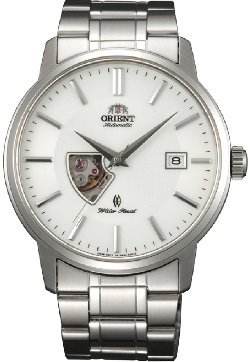 Orient DW08003W / FDW08003W0 - мужские наручные часы Orient DW08003W / FDW08003W0 - мужские наручные часыORIENT<br><br><br>Бренд: ORIENT<br>Модель: ORIENT DW08003W<br>Артикул: DW08003W<br>Вариант артикула: FDW08003W0<br>Коллекция: None<br>Подколлекция: None<br>Страна: Япония<br>Пол: мужские<br>Тип механизма: механические<br>Механизм: Orient (DW)48D40<br>Количество камней: 21<br>Автоподзавод: есть<br>Источник энергии: пружинный механизм<br>Срок службы элемента питания: None<br>Дисплей: стрелки<br>Цифры: отсутствуют<br>Водозащита: WR 50<br>Противоударные: None<br>Материал корпуса: нерж. сталь<br>Материал браслета: нерж. сталь<br>Материал безеля: None<br>Стекло: сапфировое<br>Антибликовое покрытие: None<br>Цвет корпуса: None<br>Цвет браслета: None<br>Цвет циферблата: None<br>Цвет безеля: None<br>Размеры: 44x11.8 мм<br>Диаметр: None<br>Диаметр корпуса: None<br>Толщина: None<br>Ширина ремешка: None<br>Вес: 141 г<br>Спорт-функции: None<br>Подсветка: None<br>Вставка: None<br>Отображение даты: число<br>Хронограф: None<br>Таймер: None<br>Термометр: None<br>Хронометр: None<br>GPS: None<br>Радиосинхронизация: None<br>Барометр: None<br>Скелетон: да<br>Дополнительная информация: открытый баланс, прозрачная задняя крышка, запас хода 40 часов<br>Дополнительные функции: None