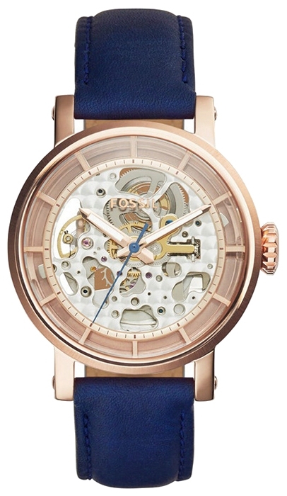 Fossil ME3086 - женские наручные часы Fossil ME3086 - женские наручные часыFossil<br><br><br>Бренд: Fossil<br>Модель: Fossil ME3086<br>Артикул: ME3086<br>Вариант артикула: None<br>Коллекция: None<br>Подколлекция: None<br>Страна: США<br>Пол: женские<br>Тип механизма: механические<br>Механизм: None<br>Количество камней: 20<br>Автоподзавод: есть<br>Источник энергии: от батарейки<br>Срок службы элемента питания: None<br>Дисплей: стрелки<br>Цифры: отсутствуют<br>Водозащита: WR 50<br>Противоударные: None<br>Материал корпуса: нерж. сталь, полное покрытие корпуса<br>Материал браслета: кожа<br>Материал безеля: None<br>Стекло: минеральное<br>Антибликовое покрытие: None<br>Цвет корпуса: None<br>Цвет браслета: None<br>Цвет циферблата: None<br>Цвет безеля: None<br>Размеры: None<br>Диаметр: None<br>Диаметр корпуса: 38<br>Толщина: None<br>Ширина ремешка: 18 см<br>Вес: None<br>Спорт-функции: None<br>Подсветка: стрелок<br>Вставка: None<br>Отображение даты: None<br>Хронограф: None<br>Таймер: None<br>Термометр: None<br>Хронометр: None<br>GPS: None<br>Радиосинхронизация: None<br>Барометр: None<br>Скелетон: да<br>Дополнительная информация: None<br>Дополнительные функции: None