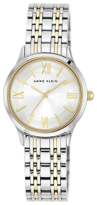 Anne Klein 1805SVTT - женские наручные часы из коллекции Daily Anne Klein 1805SVTT - женские наручные часы из коллекции DailyAnne Klein<br><br><br>Бренд: Anne Klein<br>Модель: Anne Klein 1805 SVTT<br>Артикул: 1805SVTT<br>Вариант артикула: None<br>Коллекция: Daily<br>Подколлекция: None<br>Страна: США<br>Пол: женские<br>Тип механизма: кварцевые<br>Механизм: None<br>Количество камней: None<br>Автоподзавод: None<br>Источник энергии: от батарейки<br>Срок службы элемента питания: None<br>Дисплей: стрелки<br>Цифры: римские<br>Водозащита: WR 30<br>Противоударные: None<br>Материал корпуса: не указан, частичное покрытие корпуса<br>Материал браслета: не указан, частичное дополнительное покрытие<br>Материал безеля: None<br>Стекло: минеральное<br>Антибликовое покрытие: None<br>Цвет корпуса: None<br>Цвет браслета: None<br>Цвет циферблата: None<br>Цвет безеля: None<br>Размеры: None<br>Диаметр: None<br>Диаметр корпуса: None<br>Толщина: None<br>Ширина ремешка: None<br>Вес: None<br>Спорт-функции: None<br>Подсветка: None<br>Вставка: None<br>Отображение даты: None<br>Хронограф: None<br>Таймер: None<br>Термометр: None<br>Хронометр: None<br>GPS: None<br>Радиосинхронизация: None<br>Барометр: None<br>Скелетон: None<br>Дополнительная информация: None<br>Дополнительные функции: None