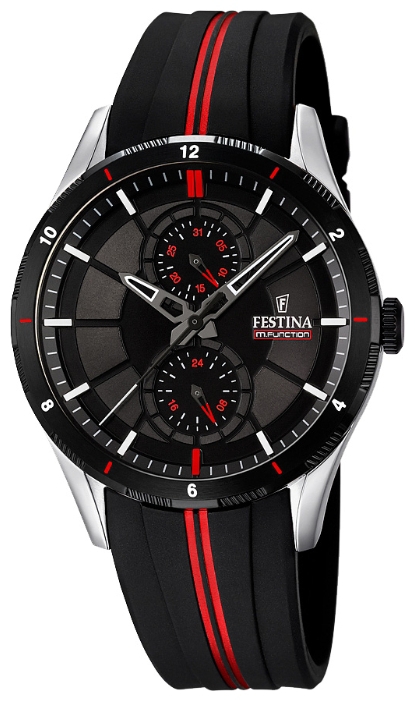 Festina F16841.2 - мужские наручные часы из коллекции Sport Festina F16841.2 - мужские наручные часы из коллекции SportFestina<br><br><br>Бренд: Festina<br>Модель: Festina F16841/2<br>Артикул: F16841.2<br>Вариант артикула: None<br>Коллекция: Sport<br>Подколлекция: None<br>Страна: Испания<br>Пол: мужские<br>Тип механизма: кварцевые<br>Механизм: M6P23<br>Количество камней: None<br>Автоподзавод: None<br>Источник энергии: от батарейки<br>Срок службы элемента питания: None<br>Дисплей: стрелки<br>Цифры: арабские<br>Водозащита: WR 50<br>Противоударные: None<br>Материал корпуса: нерж. сталь<br>Материал браслета: полиуретан<br>Материал безеля: None<br>Стекло: минеральное<br>Антибликовое покрытие: None<br>Цвет корпуса: None<br>Цвет браслета: None<br>Цвет циферблата: None<br>Цвет безеля: None<br>Размеры: 42 мм<br>Диаметр: None<br>Диаметр корпуса: None<br>Толщина: None<br>Ширина ремешка: None<br>Вес: None<br>Спорт-функции: None<br>Подсветка: стрелок<br>Вставка: None<br>Отображение даты: число<br>Хронограф: None<br>Таймер: None<br>Термометр: None<br>Хронометр: None<br>GPS: None<br>Радиосинхронизация: None<br>Барометр: None<br>Скелетон: None<br>Дополнительная информация: None<br>Дополнительные функции: None