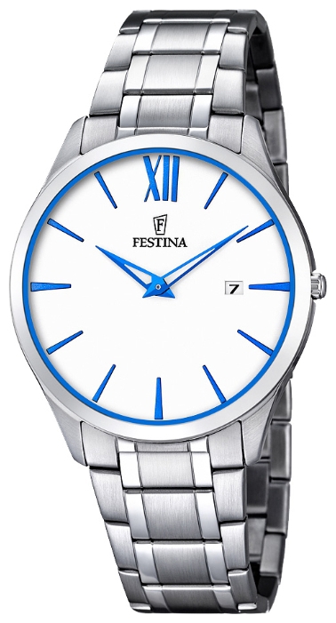 Festina F6832.2 - мужские наручные часы из коллекции Classic Festina F6832.2 - мужские наручные часы из коллекции ClassicFestina<br><br><br>Бренд: Festina<br>Модель: Festina F6832/2<br>Артикул: F6832.2<br>Вариант артикула: None<br>Коллекция: Classic<br>Подколлекция: None<br>Страна: Испания<br>Пол: мужские<br>Тип механизма: кварцевые<br>Механизм: M9U15<br>Количество камней: None<br>Автоподзавод: None<br>Источник энергии: от батарейки<br>Срок службы элемента питания: None<br>Дисплей: стрелки<br>Цифры: римские<br>Водозащита: WR 30<br>Противоударные: None<br>Материал корпуса: нерж. сталь<br>Материал браслета: нерж. сталь<br>Материал безеля: None<br>Стекло: минеральное<br>Антибликовое покрытие: None<br>Цвет корпуса: None<br>Цвет браслета: None<br>Цвет циферблата: None<br>Цвет безеля: None<br>Размеры: 40 мм<br>Диаметр: None<br>Диаметр корпуса: None<br>Толщина: None<br>Ширина ремешка: None<br>Вес: None<br>Спорт-функции: None<br>Подсветка: None<br>Вставка: None<br>Отображение даты: число<br>Хронограф: None<br>Таймер: None<br>Термометр: None<br>Хронометр: None<br>GPS: None<br>Радиосинхронизация: None<br>Барометр: None<br>Скелетон: None<br>Дополнительная информация: None<br>Дополнительные функции: None