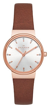 Skagen SKW2260 - женские наручные часы из коллекции Leather Skagen SKW2260 - женские наручные часы из коллекции LeatherSkagen<br><br><br>Бренд: Skagen<br>Модель: Skagen SKW2260<br>Артикул: SKW2260<br>Вариант артикула: None<br>Коллекция: Leather<br>Подколлекция: None<br>Страна: Дания<br>Пол: женские<br>Тип механизма: кварцевые<br>Механизм: None<br>Количество камней: None<br>Автоподзавод: None<br>Источник энергии: от батарейки<br>Срок службы элемента питания: None<br>Дисплей: стрелки<br>Цифры: отсутствуют<br>Водозащита: WR 30<br>Противоударные: None<br>Материал корпуса: нерж. сталь, IP покрытие: позолота (полное)<br>Материал браслета: кожа (не указан)<br>Материал безеля: None<br>Стекло: минеральное<br>Антибликовое покрытие: None<br>Цвет корпуса: None<br>Цвет браслета: None<br>Цвет циферблата: None<br>Цвет безеля: None<br>Размеры: None<br>Диаметр: None<br>Диаметр корпуса: None<br>Толщина: None<br>Ширина ремешка: None<br>Вес: None<br>Спорт-функции: None<br>Подсветка: None<br>Вставка: None<br>Отображение даты: None<br>Хронограф: None<br>Таймер: None<br>Термометр: None<br>Хронометр: None<br>GPS: None<br>Радиосинхронизация: None<br>Барометр: None<br>Скелетон: None<br>Дополнительная информация: None<br>Дополнительные функции: None
