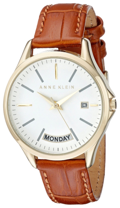 Anne Klein 1976WTHY - женские наручные часы из коллекции Daily Anne Klein 1976WTHY - женские наручные часы из коллекции DailyAnne Klein<br><br><br>Бренд: Anne Klein<br>Модель: Anne Klein 1976 WTHY<br>Артикул: 1976WTHY<br>Вариант артикула: None<br>Коллекция: Daily<br>Подколлекция: None<br>Страна: США<br>Пол: женские<br>Тип механизма: кварцевые<br>Механизм: None<br>Количество камней: None<br>Автоподзавод: None<br>Источник энергии: от батарейки<br>Срок службы элемента питания: None<br>Дисплей: стрелки<br>Цифры: отсутствуют<br>Водозащита: WR 30<br>Противоударные: None<br>Материал корпуса: не указан, полное покрытие корпуса<br>Материал браслета: кожа<br>Материал безеля: None<br>Стекло: минеральное<br>Антибликовое покрытие: None<br>Цвет корпуса: None<br>Цвет браслета: None<br>Цвет циферблата: None<br>Цвет безеля: None<br>Размеры: 36x10 мм<br>Диаметр: None<br>Диаметр корпуса: None<br>Толщина: None<br>Ширина ремешка: None<br>Вес: None<br>Спорт-функции: None<br>Подсветка: None<br>Вставка: None<br>Отображение даты: число, день недели<br>Хронограф: None<br>Таймер: None<br>Термометр: None<br>Хронометр: None<br>GPS: None<br>Радиосинхронизация: None<br>Барометр: None<br>Скелетон: None<br>Дополнительная информация: None<br>Дополнительные функции: None