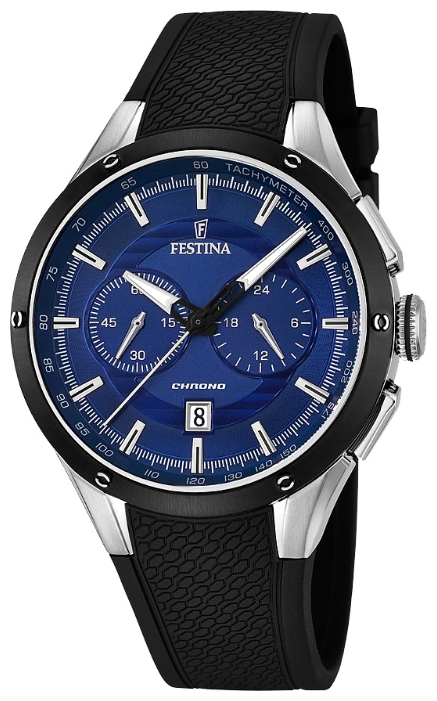 Festina F16830.1 - мужские наручные часы из коллекции Sport Festina F16830.1 - мужские наручные часы из коллекции SportFestina<br><br><br>Бренд: Festina<br>Модель: Festina F16830/1<br>Артикул: F16830.1<br>Вариант артикула: None<br>Коллекция: Sport<br>Подколлекция: None<br>Страна: Испания<br>Пол: мужские<br>Тип механизма: кварцевые<br>Механизм: MOS21<br>Количество камней: None<br>Автоподзавод: None<br>Источник энергии: от батарейки<br>Срок службы элемента питания: None<br>Дисплей: стрелки<br>Цифры: отсутствуют<br>Водозащита: WR 50<br>Противоударные: None<br>Материал корпуса: нерж. сталь<br>Материал браслета: полиуретан<br>Материал безеля: None<br>Стекло: минеральное<br>Антибликовое покрытие: None<br>Цвет корпуса: None<br>Цвет браслета: None<br>Цвет циферблата: None<br>Цвет безеля: None<br>Размеры: 44 мм<br>Диаметр: None<br>Диаметр корпуса: None<br>Толщина: None<br>Ширина ремешка: None<br>Вес: None<br>Спорт-функции: секундомер<br>Подсветка: стрелок<br>Вставка: None<br>Отображение даты: число<br>Хронограф: есть<br>Таймер: None<br>Термометр: None<br>Хронометр: None<br>GPS: None<br>Радиосинхронизация: None<br>Барометр: None<br>Скелетон: None<br>Дополнительная информация: None<br>Дополнительные функции: None