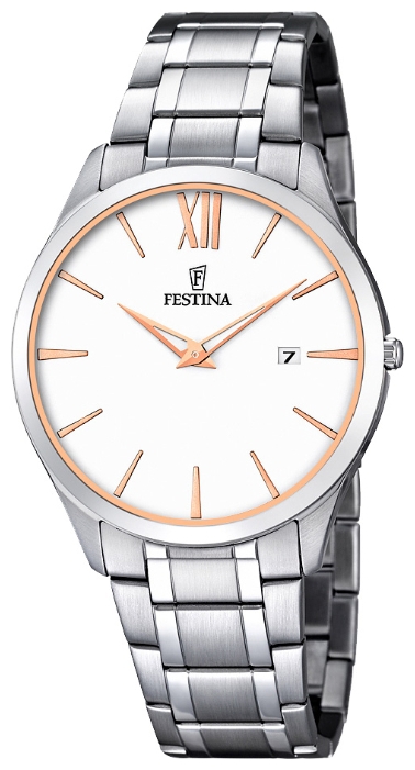 Festina F6832.3 - мужские наручные часы из коллекции Classic Festina F6832.3 - мужские наручные часы из коллекции ClassicFestina<br><br><br>Бренд: Festina<br>Модель: Festina F6832/3<br>Артикул: F6832.3<br>Вариант артикула: None<br>Коллекция: Classic<br>Подколлекция: None<br>Страна: Испания<br>Пол: мужские<br>Тип механизма: кварцевые<br>Механизм: M9U15<br>Количество камней: None<br>Автоподзавод: None<br>Источник энергии: от батарейки<br>Срок службы элемента питания: None<br>Дисплей: стрелки<br>Цифры: римские<br>Водозащита: WR 30<br>Противоударные: None<br>Материал корпуса: нерж. сталь<br>Материал браслета: нерж. сталь<br>Материал безеля: None<br>Стекло: минеральное<br>Антибликовое покрытие: None<br>Цвет корпуса: None<br>Цвет браслета: None<br>Цвет циферблата: None<br>Цвет безеля: None<br>Размеры: 40 мм<br>Диаметр: None<br>Диаметр корпуса: None<br>Толщина: None<br>Ширина ремешка: None<br>Вес: None<br>Спорт-функции: None<br>Подсветка: None<br>Вставка: None<br>Отображение даты: число<br>Хронограф: None<br>Таймер: None<br>Термометр: None<br>Хронометр: None<br>GPS: None<br>Радиосинхронизация: None<br>Барометр: None<br>Скелетон: None<br>Дополнительная информация: None<br>Дополнительные функции: None