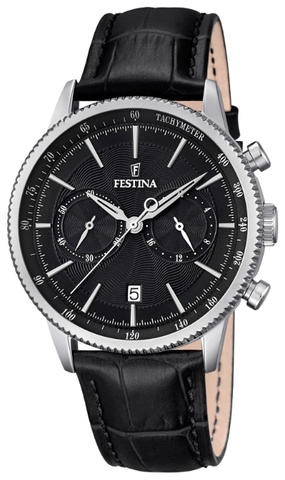 Festina F16893.4 - мужские наручные часы Festina F16893.4 - мужские наручные часыFestina<br><br><br>Бренд: Festina<br>Модель: Festina F16893/4<br>Артикул: F16893.4<br>Вариант артикула: None<br>Коллекция: None<br>Подколлекция: None<br>Страна: Испания<br>Пол: мужские<br>Тип механизма: кварцевые<br>Механизм: M0S21<br>Количество камней: None<br>Автоподзавод: None<br>Источник энергии: от батарейки<br>Срок службы элемента питания: None<br>Дисплей: стрелки<br>Цифры: отсутствуют<br>Водозащита: WR 50<br>Противоударные: None<br>Материал корпуса: нерж. сталь<br>Материал браслета: кожа<br>Материал безеля: None<br>Стекло: минеральное<br>Антибликовое покрытие: None<br>Цвет корпуса: None<br>Цвет браслета: None<br>Цвет циферблата: None<br>Цвет безеля: None<br>Размеры: 41 мм<br>Диаметр: None<br>Диаметр корпуса: None<br>Толщина: None<br>Ширина ремешка: None<br>Вес: None<br>Спорт-функции: секундомер<br>Подсветка: None<br>Вставка: None<br>Отображение даты: число<br>Хронограф: есть<br>Таймер: None<br>Термометр: None<br>Хронометр: None<br>GPS: None<br>Радиосинхронизация: None<br>Барометр: None<br>Скелетон: None<br>Дополнительная информация: None<br>Дополнительные функции: None