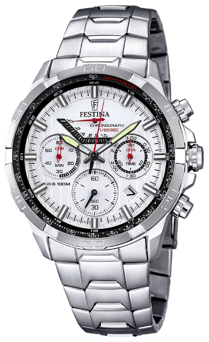 Festina F6836.1 - мужские наручные часы из коллекции Chronograph Festina F6836.1 - мужские наручные часы из коллекции ChronographFestina<br><br><br>Бренд: Festina<br>Модель: Festina F6836/1<br>Артикул: F6836.1<br>Вариант артикула: None<br>Коллекция: Chronograph<br>Подколлекция: None<br>Страна: Испания<br>Пол: мужские<br>Тип механизма: кварцевые<br>Механизм: M6SA2<br>Количество камней: None<br>Автоподзавод: None<br>Источник энергии: от батарейки<br>Срок службы элемента питания: None<br>Дисплей: стрелки<br>Цифры: отсутствуют<br>Водозащита: WR 100<br>Противоударные: None<br>Материал корпуса: нерж. сталь<br>Материал браслета: нерж. сталь<br>Материал безеля: None<br>Стекло: минеральное<br>Антибликовое покрытие: None<br>Цвет корпуса: None<br>Цвет браслета: None<br>Цвет циферблата: None<br>Цвет безеля: None<br>Размеры: 45 мм<br>Диаметр: None<br>Диаметр корпуса: None<br>Толщина: None<br>Ширина ремешка: None<br>Вес: None<br>Спорт-функции: секундомер<br>Подсветка: стрелок<br>Вставка: None<br>Отображение даты: число<br>Хронограф: есть<br>Таймер: None<br>Термометр: None<br>Хронометр: None<br>GPS: None<br>Радиосинхронизация: None<br>Барометр: None<br>Скелетон: None<br>Дополнительная информация: дополнительная шкала от 13 до 24 часов<br>Дополнительные функции: None