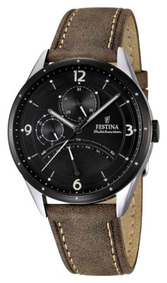 Festina F16848.1 - мужские наручные часы из коллекции Retrograde Festina F16848.1 - мужские наручные часы из коллекции RetrogradeFestina<br><br><br>Бренд: Festina<br>Модель: Festina F16848/1<br>Артикул: F16848.1<br>Вариант артикула: None<br>Коллекция: Retrograde<br>Подколлекция: None<br>Страна: Испания<br>Пол: мужские<br>Тип механизма: кварцевые<br>Механизм: None<br>Количество камней: None<br>Автоподзавод: None<br>Источник энергии: от батарейки<br>Срок службы элемента питания: None<br>Дисплей: стрелки<br>Цифры: арабские<br>Водозащита: WR 50<br>Противоударные: None<br>Материал корпуса: нерж. сталь, PVD покрытие (частичное)<br>Материал браслета: кожа (не указан)<br>Материал безеля: None<br>Стекло: минеральное<br>Антибликовое покрытие: None<br>Цвет корпуса: None<br>Цвет браслета: None<br>Цвет циферблата: None<br>Цвет безеля: None<br>Размеры: 41 мм<br>Диаметр: None<br>Диаметр корпуса: None<br>Толщина: None<br>Ширина ремешка: None<br>Вес: None<br>Спорт-функции: None<br>Подсветка: стрелок<br>Вставка: None<br>Отображение даты: число, день недели<br>Хронограф: None<br>Таймер: None<br>Термометр: None<br>Хронометр: None<br>GPS: None<br>Радиосинхронизация: None<br>Барометр: None<br>Скелетон: None<br>Дополнительная информация: None<br>Дополнительные функции: None