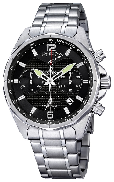 Festina F6835.4 - мужские наручные часы из коллекции Chronograph Festina F6835.4 - мужские наручные часы из коллекции ChronographFestina<br><br><br>Бренд: Festina<br>Модель: Festina F6835/4<br>Артикул: F6835.4<br>Вариант артикула: None<br>Коллекция: Chronograph<br>Подколлекция: None<br>Страна: Испания<br>Пол: мужские<br>Тип механизма: кварцевые<br>Механизм: M6SA2<br>Количество камней: None<br>Автоподзавод: None<br>Источник энергии: от батарейки<br>Срок службы элемента питания: None<br>Дисплей: стрелки<br>Цифры: арабские<br>Водозащита: WR 100<br>Противоударные: None<br>Материал корпуса: нерж. сталь<br>Материал браслета: нерж. сталь<br>Материал безеля: None<br>Стекло: минеральное<br>Антибликовое покрытие: None<br>Цвет корпуса: None<br>Цвет браслета: None<br>Цвет циферблата: None<br>Цвет безеля: None<br>Размеры: 47 мм<br>Диаметр: None<br>Диаметр корпуса: None<br>Толщина: None<br>Ширина ремешка: None<br>Вес: None<br>Спорт-функции: секундомер<br>Подсветка: стрелок<br>Вставка: None<br>Отображение даты: число<br>Хронограф: есть<br>Таймер: None<br>Термометр: None<br>Хронометр: None<br>GPS: None<br>Радиосинхронизация: None<br>Барометр: None<br>Скелетон: None<br>Дополнительная информация: None<br>Дополнительные функции: None