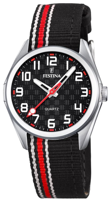 Festina F16904.3 - унисекс наручные часы Festina F16904.3 - унисекс наручные часыFestina<br><br><br>Бренд: Festina<br>Модель: Festina F16904/3<br>Артикул: F16904.3<br>Вариант артикула: None<br>Коллекция: None<br>Подколлекция: None<br>Страна: Испания<br>Пол: унисекс<br>Тип механизма: кварцевые<br>Механизм: M2035<br>Количество камней: None<br>Автоподзавод: None<br>Источник энергии: от батарейки<br>Срок службы элемента питания: None<br>Дисплей: стрелки<br>Цифры: арабские<br>Водозащита: WR 50<br>Противоударные: None<br>Материал корпуса: нерж. сталь<br>Материал браслета: текстиль + кожа<br>Материал безеля: None<br>Стекло: минеральное<br>Антибликовое покрытие: None<br>Цвет корпуса: None<br>Цвет браслета: None<br>Цвет циферблата: None<br>Цвет безеля: None<br>Размеры: 31 мм<br>Диаметр: None<br>Диаметр корпуса: None<br>Толщина: None<br>Ширина ремешка: None<br>Вес: None<br>Спорт-функции: None<br>Подсветка: стрелок<br>Вставка: None<br>Отображение даты: None<br>Хронограф: None<br>Таймер: None<br>Термометр: None<br>Хронометр: None<br>GPS: None<br>Радиосинхронизация: None<br>Барометр: None<br>Скелетон: None<br>Дополнительная информация: None<br>Дополнительные функции: None