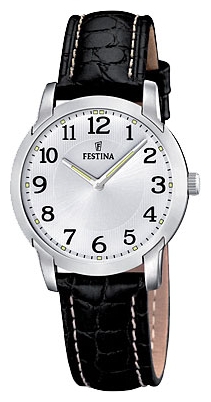 Festina F16507.1 - женские наручные часы из коллекции Classic Festina F16507.1 - женские наручные часы из коллекции ClassicFestina<br><br><br>Бренд: Festina<br>Модель: Festina F16507/1<br>Артикул: F16507.1<br>Вариант артикула: None<br>Коллекция: Classic<br>Подколлекция: None<br>Страна: Испания<br>Пол: женские<br>Тип механизма: кварцевые<br>Механизм: None<br>Количество камней: None<br>Автоподзавод: None<br>Источник энергии: от батарейки<br>Срок службы элемента питания: None<br>Дисплей: стрелки<br>Цифры: арабские<br>Водозащита: WR 50<br>Противоударные: None<br>Материал корпуса: нерж. сталь<br>Материал браслета: кожа (не указан)<br>Материал безеля: None<br>Стекло: минеральное<br>Антибликовое покрытие: None<br>Цвет корпуса: None<br>Цвет браслета: None<br>Цвет циферблата: None<br>Цвет безеля: None<br>Размеры: 31 мм<br>Диаметр: None<br>Диаметр корпуса: None<br>Толщина: None<br>Ширина ремешка: None<br>Вес: None<br>Спорт-функции: None<br>Подсветка: стрелок<br>Вставка: None<br>Отображение даты: None<br>Хронограф: None<br>Таймер: None<br>Термометр: None<br>Хронометр: None<br>GPS: None<br>Радиосинхронизация: None<br>Барометр: None<br>Скелетон: None<br>Дополнительная информация: None<br>Дополнительные функции: None