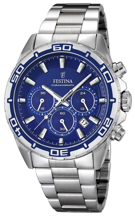 Festina F16766.2 - мужские наручные часы из коллекции Chronograph Festina F16766.2 - мужские наручные часы из коллекции ChronographFestina<br><br><br>Бренд: Festina<br>Модель: Festina F16766/2<br>Артикул: F16766.2<br>Вариант артикула: None<br>Коллекция: Chronograph<br>Подколлекция: None<br>Страна: Испания<br>Пол: мужские<br>Тип механизма: кварцевые<br>Механизм: None<br>Количество камней: None<br>Автоподзавод: None<br>Источник энергии: от батарейки<br>Срок службы элемента питания: None<br>Дисплей: стрелки<br>Цифры: отсутствуют<br>Водозащита: WR 50<br>Противоударные: None<br>Материал корпуса: нерж. сталь<br>Материал браслета: нерж. сталь<br>Материал безеля: None<br>Стекло: минеральное<br>Антибликовое покрытие: None<br>Цвет корпуса: None<br>Цвет браслета: None<br>Цвет циферблата: None<br>Цвет безеля: None<br>Размеры: 44x12 мм<br>Диаметр: None<br>Диаметр корпуса: None<br>Толщина: None<br>Ширина ремешка: None<br>Вес: None<br>Спорт-функции: секундомер<br>Подсветка: стрелок<br>Вставка: None<br>Отображение даты: число<br>Хронограф: есть<br>Таймер: None<br>Термометр: None<br>Хронометр: None<br>GPS: None<br>Радиосинхронизация: None<br>Барометр: None<br>Скелетон: None<br>Дополнительная информация: None<br>Дополнительные функции: None