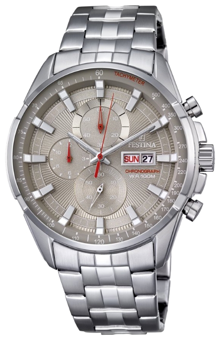 Festina F6844.2 - мужские наручные часы Festina F6844.2 - мужские наручные часыFestina<br><br><br>Бренд: Festina<br>Модель: Festina F6844/2<br>Артикул: F6844.2<br>Вариант артикула: None<br>Коллекция: None<br>Подколлекция: None<br>Страна: Испания<br>Пол: мужские<br>Тип механизма: кварцевые<br>Механизм: M0S00<br>Количество камней: None<br>Автоподзавод: None<br>Источник энергии: от батарейки<br>Срок службы элемента питания: None<br>Дисплей: стрелки<br>Цифры: отсутствуют<br>Водозащита: WR 100<br>Противоударные: None<br>Материал корпуса: нерж. сталь<br>Материал браслета: нерж. сталь<br>Материал безеля: None<br>Стекло: минеральное<br>Антибликовое покрытие: None<br>Цвет корпуса: None<br>Цвет браслета: None<br>Цвет циферблата: None<br>Цвет безеля: None<br>Размеры: 45 мм<br>Диаметр: None<br>Диаметр корпуса: None<br>Толщина: None<br>Ширина ремешка: None<br>Вес: None<br>Спорт-функции: секундомер<br>Подсветка: стрелок<br>Вставка: None<br>Отображение даты: число, день недели<br>Хронограф: есть<br>Таймер: None<br>Термометр: None<br>Хронометр: None<br>GPS: None<br>Радиосинхронизация: None<br>Барометр: None<br>Скелетон: None<br>Дополнительная информация: None<br>Дополнительные функции: None