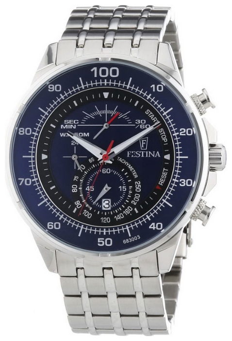 Festina F6830.3 - мужские наручные часы из коллекции Chronograph Festina F6830.3 - мужские наручные часы из коллекции ChronographFestina<br><br><br>Бренд: Festina<br>Модель: Festina F6830/3<br>Артикул: F6830.3<br>Вариант артикула: None<br>Коллекция: Chronograph<br>Подколлекция: None<br>Страна: Испания<br>Пол: мужские<br>Тип механизма: кварцевые<br>Механизм: None<br>Количество камней: None<br>Автоподзавод: None<br>Источник энергии: от батарейки<br>Срок службы элемента питания: None<br>Дисплей: стрелки<br>Цифры: отсутствуют<br>Водозащита: WR 100<br>Противоударные: None<br>Материал корпуса: нерж. сталь, PVD покрытие (частичное)<br>Материал браслета: нерж. сталь<br>Материал безеля: None<br>Стекло: минеральное<br>Антибликовое покрытие: None<br>Цвет корпуса: None<br>Цвет браслета: None<br>Цвет циферблата: None<br>Цвет безеля: None<br>Размеры: 45 мм<br>Диаметр: None<br>Диаметр корпуса: None<br>Толщина: None<br>Ширина ремешка: None<br>Вес: None<br>Спорт-функции: секундомер<br>Подсветка: стрелок<br>Вставка: None<br>Отображение даты: число<br>Хронограф: есть<br>Таймер: None<br>Термометр: None<br>Хронометр: None<br>GPS: None<br>Радиосинхронизация: None<br>Барометр: None<br>Скелетон: None<br>Дополнительная информация: None<br>Дополнительные функции: None