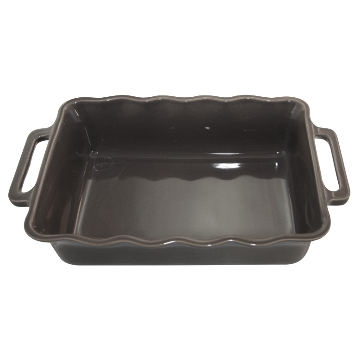 Форма прямоугольная 34 см Appolia Delices DARK GREY 141034044 Форма прямоугольная 34 см Appolia Delices DARK GREY 141034044Скидки на товары для кухни<br>Форма прямоугольная 34 см Appolia Delices DARK GREY 141034044<br> <br>Благодаря большому разнообразию изящных форм и широкой цветовой гамме, коллекция DELICES предлагает всевозможные варианты приготовления блюд для себя и гостей. Выбирайте цвета в соответствии с вашими желаниями и вашей кухне. Закругленные углы облегчают чистку. Легко использовать. Большие удобные ручки. Прочная жароустойчивая керамика экологична и изготавливается из высококачественной глины. Прочная глазурь устойчива к растрескиванию и сколам, не содержит свинца и кадмия. Глина обеспечивает медленный и равномерный нагрев, деликатное приготовление с сохранением всех питательных веществ и витаминов, а та же долго сохраняет тепло, что удобно при сервировке горячих блюд.<br>