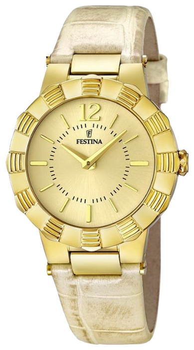Festina F16735.2 - женские наручные часы из коллекции Mademoiselle Festina F16735.2 - женские наручные часы из коллекции MademoiselleFestina<br><br><br>Бренд: Festina<br>Модель: Festina F16735/2<br>Артикул: F16735.2<br>Вариант артикула: None<br>Коллекция: Mademoiselle<br>Подколлекция: None<br>Страна: Испания<br>Пол: женские<br>Тип механизма: кварцевые<br>Механизм: None<br>Количество камней: None<br>Автоподзавод: None<br>Источник энергии: от батарейки<br>Срок службы элемента питания: None<br>Дисплей: стрелки<br>Цифры: арабские<br>Водозащита: WR 50<br>Противоударные: None<br>Материал корпуса: нерж. сталь, PVD покрытие: позолота (полное)<br>Материал браслета: кожа (не указан)<br>Материал безеля: None<br>Стекло: минеральное<br>Антибликовое покрытие: None<br>Цвет корпуса: None<br>Цвет браслета: None<br>Цвет циферблата: None<br>Цвет безеля: None<br>Размеры: 34x9 мм<br>Диаметр: None<br>Диаметр корпуса: None<br>Толщина: None<br>Ширина ремешка: None<br>Вес: None<br>Спорт-функции: None<br>Подсветка: None<br>Вставка: None<br>Отображение даты: None<br>Хронограф: None<br>Таймер: None<br>Термометр: None<br>Хронометр: None<br>GPS: None<br>Радиосинхронизация: None<br>Барометр: None<br>Скелетон: None<br>Дополнительная информация: None<br>Дополнительные функции: None