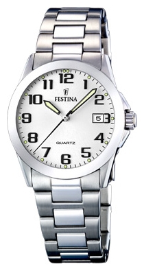 Festina F16377.7 - женские наручные часы из коллекции Classic Festina F16377.7 - женские наручные часы из коллекции ClassicFestina<br><br><br>Бренд: Festina<br>Модель: Festina F16377/7<br>Артикул: F16377.7<br>Вариант артикула: None<br>Коллекция: Classic<br>Подколлекция: None<br>Страна: Испания<br>Пол: женские<br>Тип механизма: кварцевые<br>Механизм: M1N12<br>Количество камней: None<br>Автоподзавод: None<br>Источник энергии: от батарейки<br>Срок службы элемента питания: None<br>Дисплей: стрелки<br>Цифры: арабские<br>Водозащита: WR 50<br>Противоударные: None<br>Материал корпуса: нерж. сталь<br>Материал браслета: нерж. сталь<br>Материал безеля: None<br>Стекло: минеральное<br>Антибликовое покрытие: None<br>Цвет корпуса: None<br>Цвет браслета: None<br>Цвет циферблата: None<br>Цвет безеля: None<br>Размеры: 30 мм<br>Диаметр: None<br>Диаметр корпуса: None<br>Толщина: None<br>Ширина ремешка: None<br>Вес: None<br>Спорт-функции: None<br>Подсветка: стрелок<br>Вставка: None<br>Отображение даты: число<br>Хронограф: None<br>Таймер: None<br>Термометр: None<br>Хронометр: None<br>GPS: None<br>Радиосинхронизация: None<br>Барометр: None<br>Скелетон: None<br>Дополнительная информация: None<br>Дополнительные функции: None