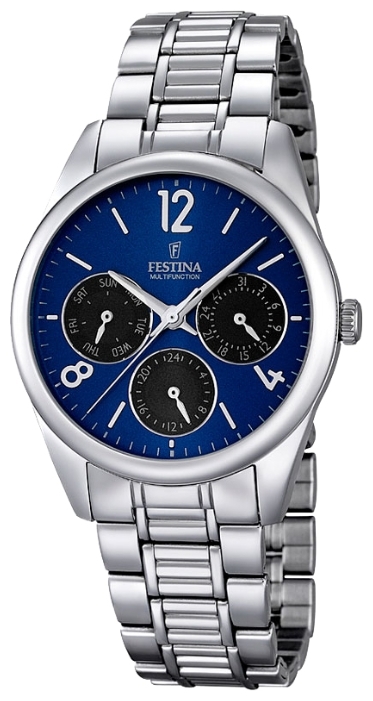 Festina F16869.2 - женские наручные часы Festina F16869.2 - женские наручные часыFestina<br><br><br>Бренд: Festina<br>Модель: Festina F16869/2<br>Артикул: F16869.2<br>Вариант артикула: None<br>Коллекция: None<br>Подколлекция: None<br>Страна: Испания<br>Пол: женские<br>Тип механизма: кварцевые<br>Механизм: M6P29<br>Количество камней: None<br>Автоподзавод: None<br>Источник энергии: от батарейки<br>Срок службы элемента питания: None<br>Дисплей: стрелки<br>Цифры: арабские<br>Водозащита: WR 50<br>Противоударные: None<br>Материал корпуса: нерж. сталь<br>Материал браслета: нерж. сталь<br>Материал безеля: None<br>Стекло: минеральное<br>Антибликовое покрытие: None<br>Цвет корпуса: None<br>Цвет браслета: None<br>Цвет циферблата: None<br>Цвет безеля: None<br>Размеры: 35 мм<br>Диаметр: None<br>Диаметр корпуса: None<br>Толщина: None<br>Ширина ремешка: None<br>Вес: None<br>Спорт-функции: None<br>Подсветка: None<br>Вставка: None<br>Отображение даты: число, день недели<br>Хронограф: None<br>Таймер: None<br>Термометр: None<br>Хронометр: None<br>GPS: None<br>Радиосинхронизация: None<br>Барометр: None<br>Скелетон: None<br>Дополнительная информация: None<br>Дополнительные функции: None