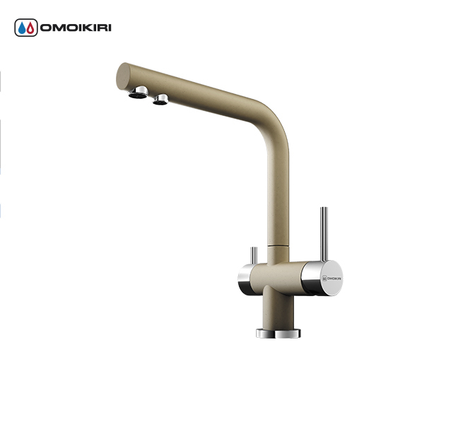 Смеситель для кухни OMOIKIRI Nagano-CH (4994081) Смеситель для кухни OMOIKIRI Nagano-CH (4994081)Современный дизайн<br>Смеситель для кухни OMOIKIRI Nagano-CH (4994081)<br> <br><br>Идеально сочетаются с мойками OMOIKIRI серии Solidity из искусственного гранита.<br>Современный дизайн и удобство исользования благодаря высокому изливу.<br>Технология PURE LIFE®: подключение фильтра для очистки воды. Фильтрованная вода подается по отдельной трубке и не смешивается с водопроводной водой.<br>Высококачественная латунь без содержания свинца сохранит воду чистой и здоровой.<br>Аэратор с регулятором расхода воды произведен из специального полимерного материала, благодаря чему на нем никогда не появится известкового налета и ржавчины.<br>Коробка внутри проложена поролоном, который обеспечит сохранность изделия при транспортировке.<br>Полный набор креплений, соединительных шлангов, подробная инструкция и гарантийный талон в комплекте.<br><br>Cмесители для кухни OMOIKIRI серии PURE LIFE®.<br><br> <br>Обзор смесителей OMOIKIRI<br><br>Официальный дилер OMOIKIRI™<br>