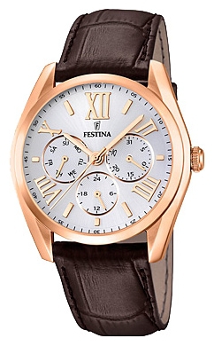 Festina F16754.1 - мужские наручные часы из коллекции Multifunction Festina F16754.1 - мужские наручные часы из коллекции MultifunctionFestina<br><br><br>Бренд: Festina<br>Модель: Festina F16754/1<br>Артикул: F16754.1<br>Вариант артикула: None<br>Коллекция: Multifunction<br>Подколлекция: None<br>Страна: Испания<br>Пол: мужские<br>Тип механизма: кварцевые<br>Механизм: M6P29<br>Количество камней: None<br>Автоподзавод: None<br>Источник энергии: от батарейки<br>Срок службы элемента питания: None<br>Дисплей: стрелки<br>Цифры: римские<br>Водозащита: WR 50<br>Противоударные: None<br>Материал корпуса: нерж. сталь, PVD покрытие (полное)<br>Материал браслета: кожа<br>Материал безеля: None<br>Стекло: минеральное<br>Антибликовое покрытие: None<br>Цвет корпуса: None<br>Цвет браслета: None<br>Цвет циферблата: None<br>Цвет безеля: None<br>Размеры: 42.2 мм<br>Диаметр: None<br>Диаметр корпуса: None<br>Толщина: None<br>Ширина ремешка: None<br>Вес: None<br>Спорт-функции: None<br>Подсветка: None<br>Вставка: None<br>Отображение даты: число, день недели<br>Хронограф: None<br>Таймер: None<br>Термометр: None<br>Хронометр: None<br>GPS: None<br>Радиосинхронизация: None<br>Барометр: None<br>Скелетон: None<br>Дополнительная информация: None<br>Дополнительные функции: None