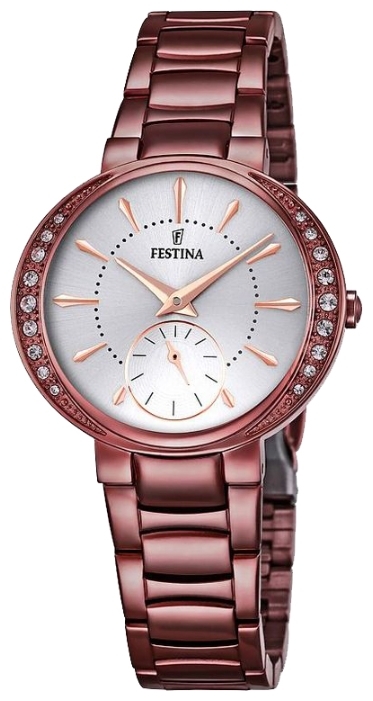 Festina F16912.1 - женские наручные часы Festina F16912.1 - женские наручные часыFestina<br><br><br>Бренд: Festina<br>Модель: Festina F16912/1<br>Артикул: F16912.1<br>Вариант артикула: None<br>Коллекция: None<br>Подколлекция: None<br>Страна: Испания<br>Пол: женские<br>Тип механизма: кварцевые<br>Механизм: M1L40<br>Количество камней: None<br>Автоподзавод: None<br>Источник энергии: от батарейки<br>Срок службы элемента питания: None<br>Дисплей: стрелки<br>Цифры: отсутствуют<br>Водозащита: WR 50<br>Противоударные: None<br>Материал корпуса: нерж. сталь, полное покрытие корпуса<br>Материал браслета: нерж. сталь, полное дополнительное покрытие<br>Материал безеля: None<br>Стекло: минеральное<br>Антибликовое покрытие: None<br>Цвет корпуса: None<br>Цвет браслета: None<br>Цвет циферблата: None<br>Цвет безеля: None<br>Размеры: 33x39x8 мм<br>Диаметр: None<br>Диаметр корпуса: None<br>Толщина: None<br>Ширина ремешка: None<br>Вес: None<br>Спорт-функции: None<br>Подсветка: None<br>Вставка: None<br>Отображение даты: None<br>Хронограф: None<br>Таймер: None<br>Термометр: None<br>Хронометр: None<br>GPS: None<br>Радиосинхронизация: None<br>Барометр: None<br>Скелетон: None<br>Дополнительная информация: None<br>Дополнительные функции: None