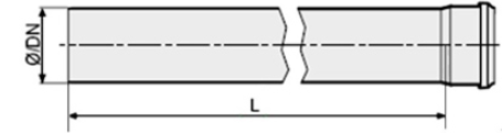 Размерные параметры трубы Синикон Комфорт