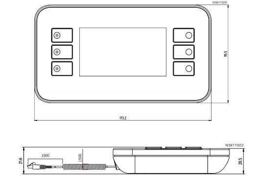Размеры Siemens POL871.71/STD