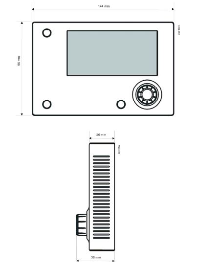 Размеры Siemens POL895.51/STD