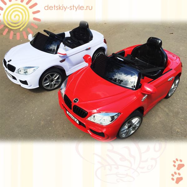Электромобиль River Toys "BMW E666KX" электромобиль river toys bmw e666kx, купить, цена, е666кх, электромобиль бмв 666, заказ, заказать, бесплатная доставка, доставка по россии, стоимость, дешево, видео, видео обзор, отзывы