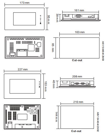 Размеры Siemens POL8T7.50/STD