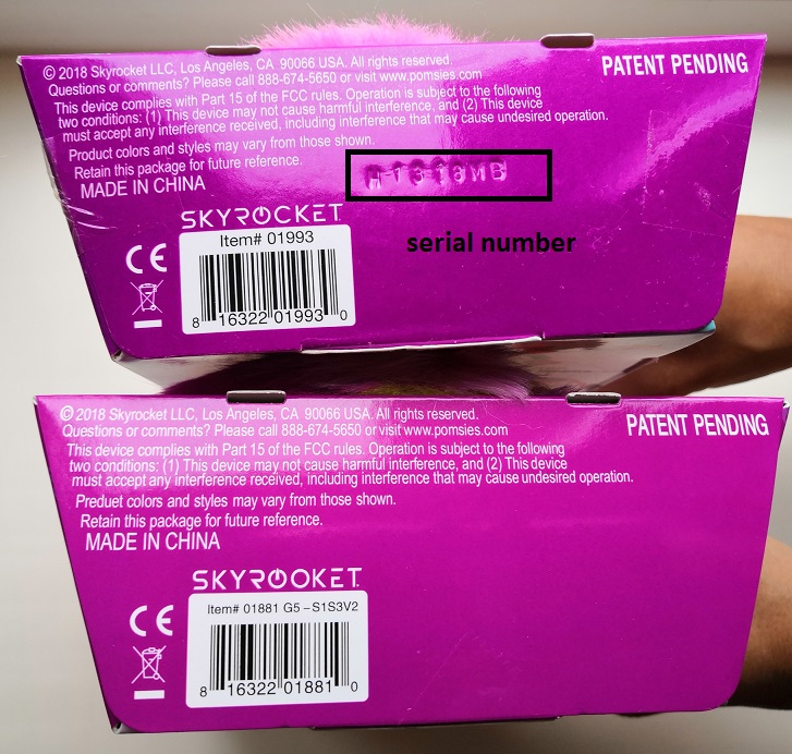 serial number pomsies